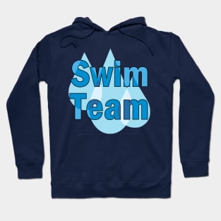 Swim Team Water Drops Hoodie